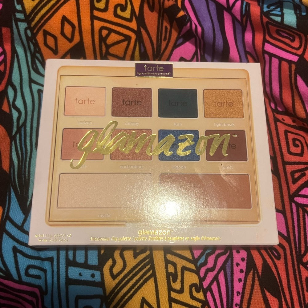 Tarte Glamazon Amazonian Clay Eyeshadow Palette 10 Shades NIB - Picture 7 of 9